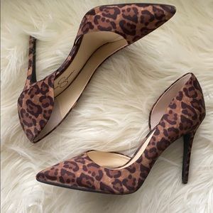 Jessica Simpson Leopard Heels